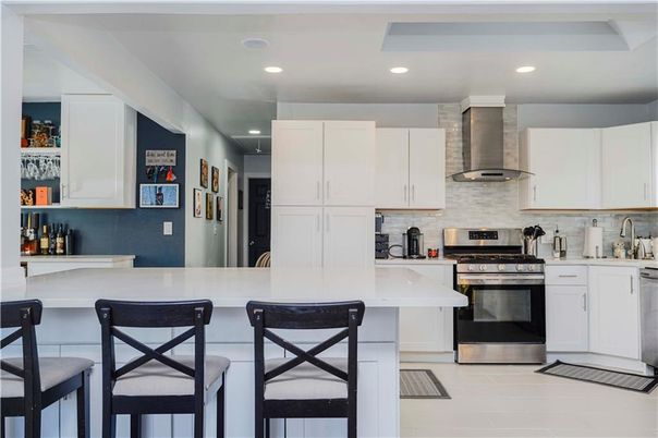 Interior, Kitchen, Recessed Lighting, Stainless Steel Appliances