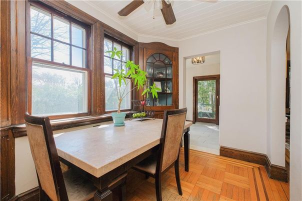 Dining room, Interior, Wood Texture Flooring