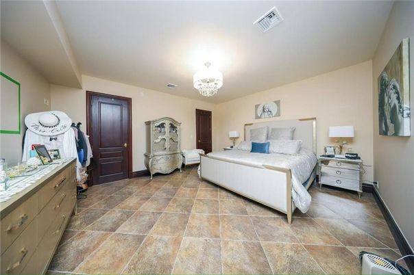 Bedroom, Chandelier, Interior