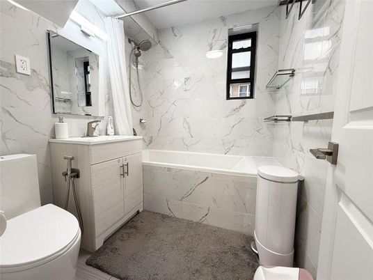 Bathroom, Interior, Marble Walls