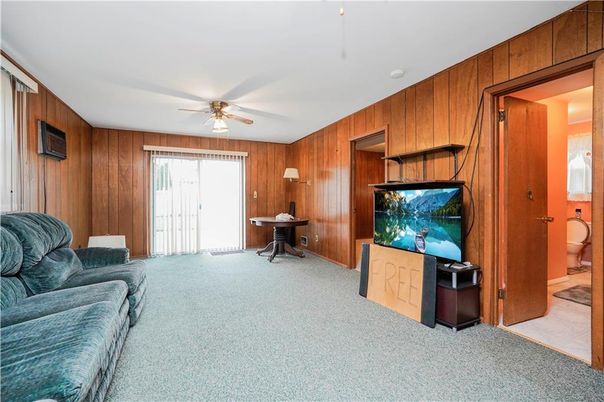 Interior, Living room, Wooden Walls