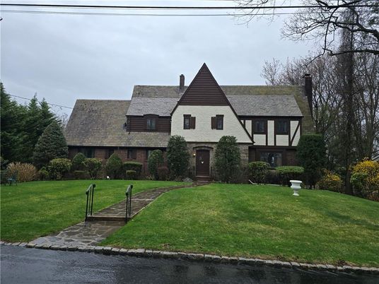 Exterior, Facade, Brick Facade, Tudor Revival