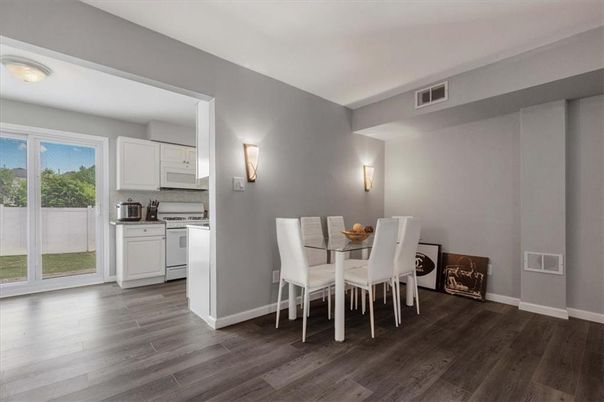 Dining room, Interior, Kitchen, Wood Texture Flooring