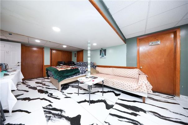 Interior, Living room, Recessed Lighting, Wooden Walls