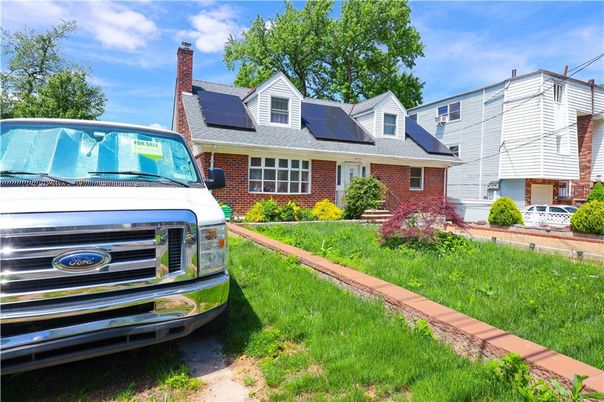 Exterior, Facade, Brick Facade, Solar Panels, Cape Cod