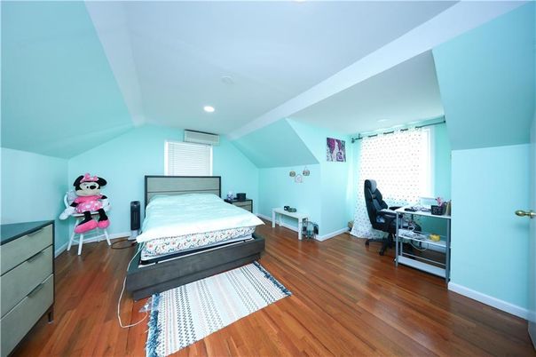 Bedroom, Home Office, Interior, Recessed Lighting, Wood Texture Flooring