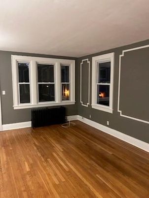 Empty room, Fireplace, Interior, Wood Texture Flooring