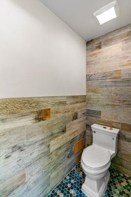 Bathroom, Interior, Wooden Walls