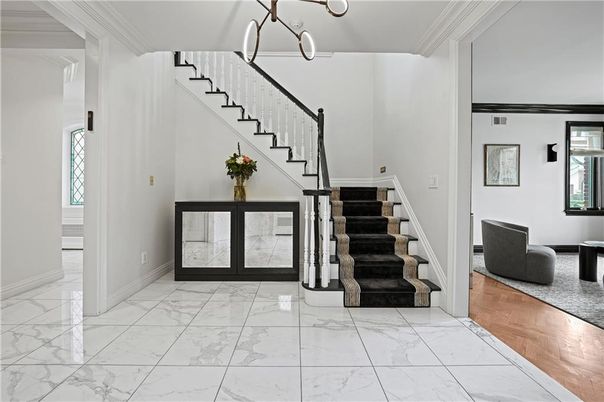 Interior, Marble, Pendant Lights, Wood Texture Flooring