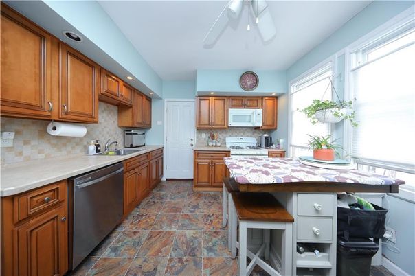 Interior, Kitchen, Recessed Lighting, Stainless Steel Appliances