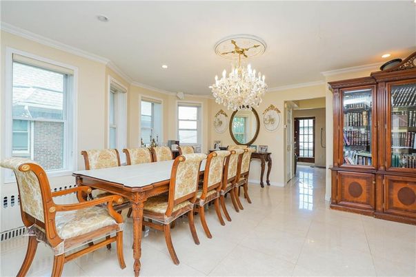 Chandelier, Dining room, Interior, Recessed Lighting
