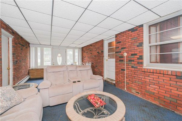 Interior, Living room, Stone Walls