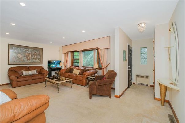 Interior, Living room, Recessed Lighting
