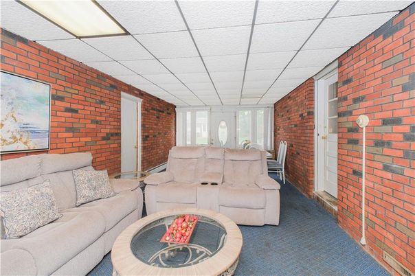 Interior, Living room, Stone Walls