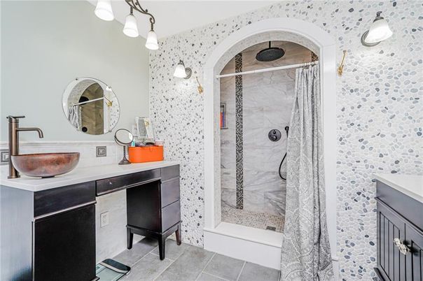 Bathroom, Glass Shower, Interior