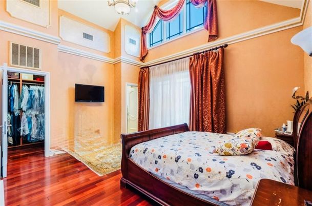 Bedroom, Interior, Wood Texture Flooring