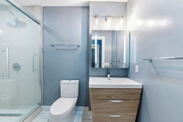 Bathroom, Glass Shower, Interior