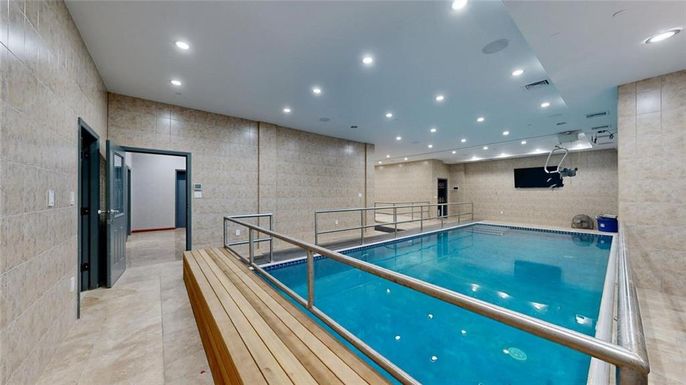 Interior, Pool, Recessed Lighting