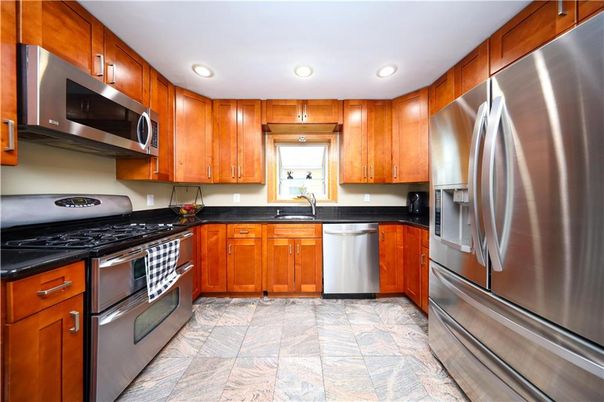 Interior, Kitchen, Recessed Lighting, Stainless Steel Appliances