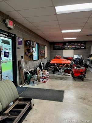 Garage, Interior, Recessed Lighting, Stone Walls