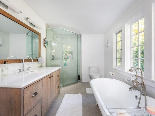 Bathroom, Free Standing Baths, Glass Shower, Interior