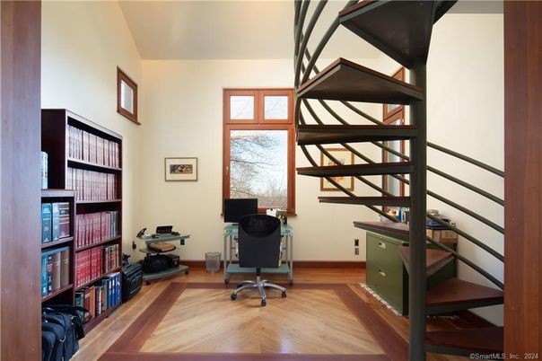 Home Office, Interior, Wood Texture Flooring