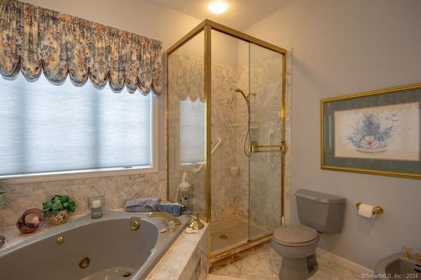Bathroom, Glass Shower, Interior, Marble