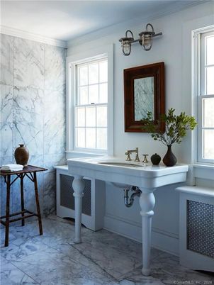 Bathroom, Interior, Marble, Marble Walls