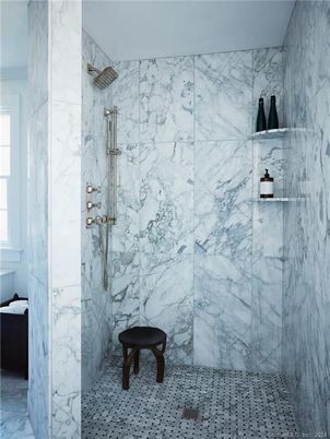 Bathroom, Interior, Marble Walls