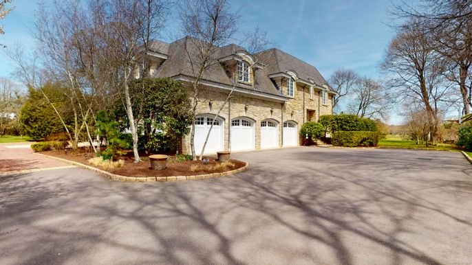 Attached, Exterior, Facade, Brick Facade, French Provincial
