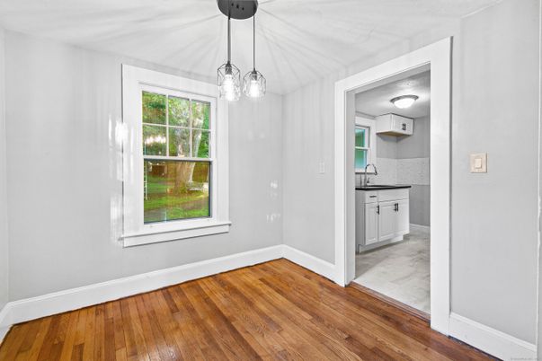 Interior, Kitchen, Pendant Lights, Wood Texture Flooring