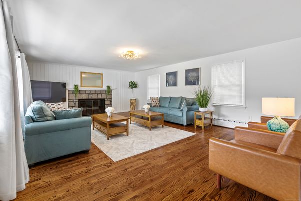 Fireplace, Interior, Living room, Wood Texture Flooring