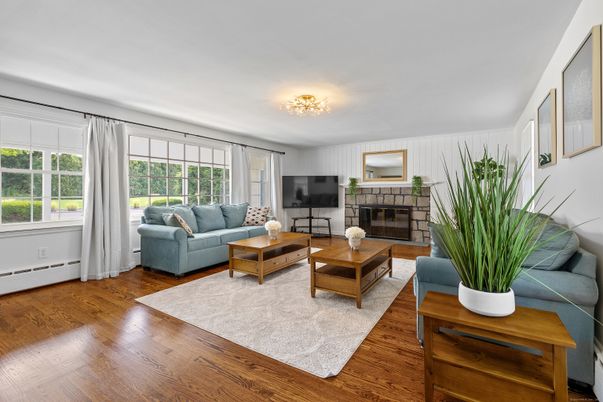 Fireplace, Interior, Living room, Wood Texture Flooring