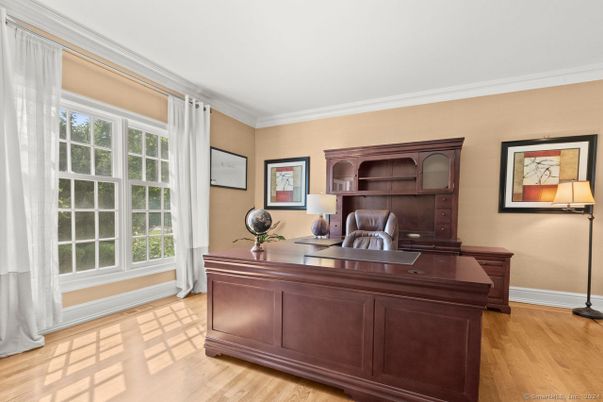 Home Office, Interior, Wood Texture Flooring