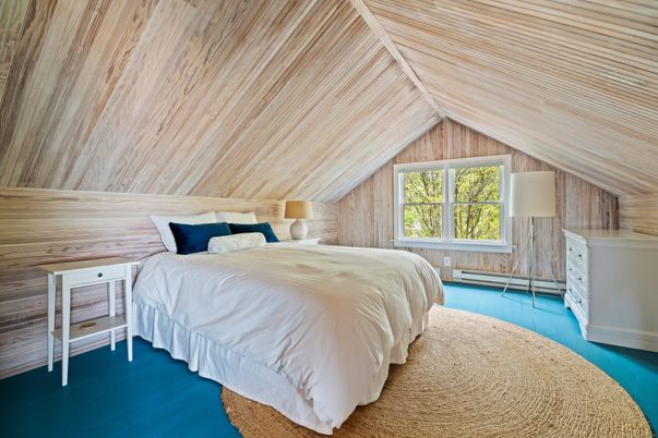 Bedroom, Interior, Wooden Ceilings, Wooden Walls