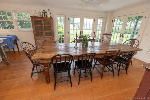Dining room, Interior, Wood Texture Flooring