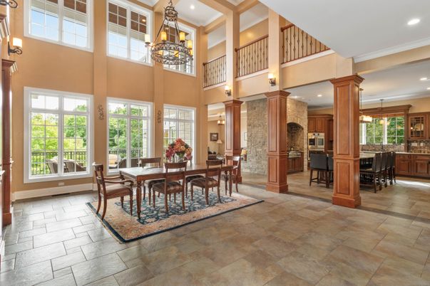 Chandelier, Dining room, Interior, Pendant Lights, Recessed Lighting