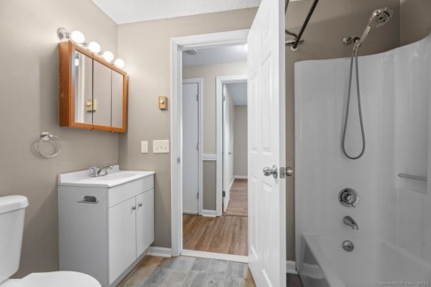 Bathroom, Interior, Wood Texture Flooring
