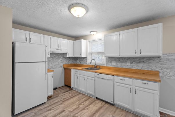 Interior, Kitchen, Wood Texture Flooring