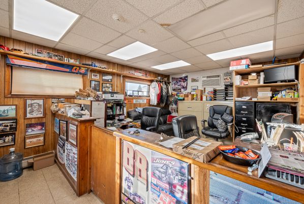 Home Office, Interior, Recessed Lighting, Wooden Walls