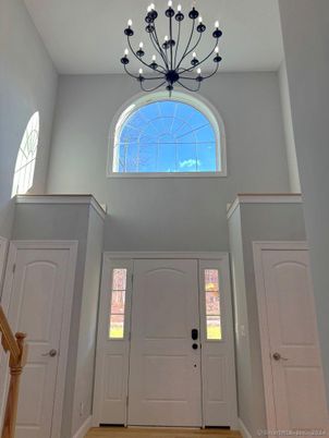 Chandelier, Interior, Wood Texture Flooring