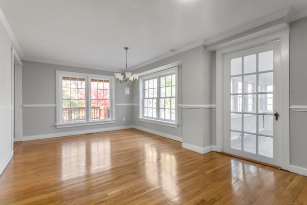 Chandelier, Empty room, Interior, Wood Texture Flooring