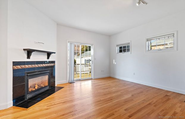 Empty room, Fireplace, Interior, Wood Texture Flooring
