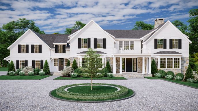 Exterior, Facade, Farmhouse