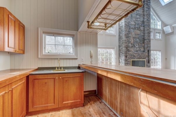 Fireplace, Interior, Stone Walls, Wood Texture Flooring
