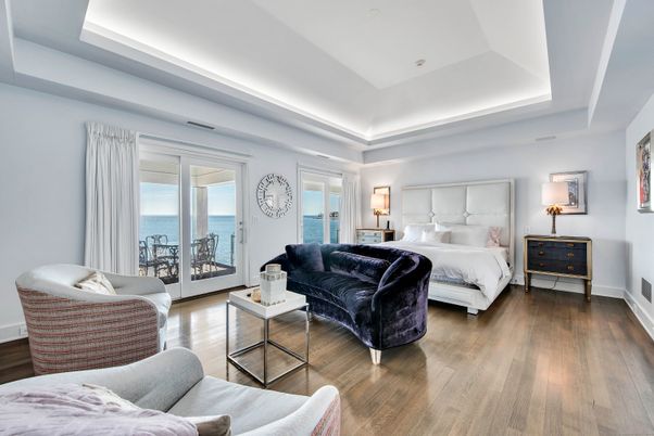Bedroom, Interior, Water, Wood Texture Flooring