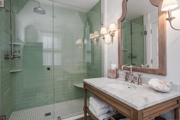 Bathroom, Glass Shower, Interior