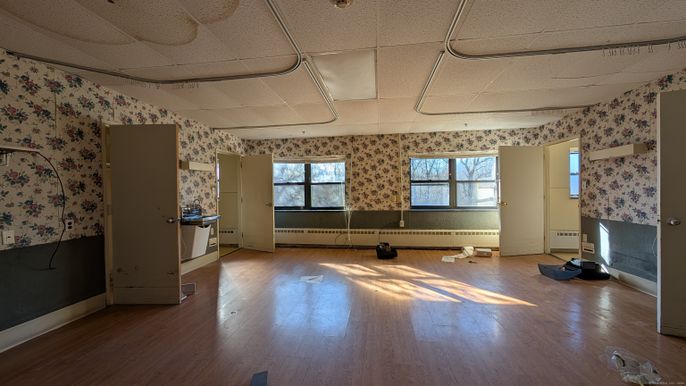 Empty room, Interior, Wood Texture Flooring