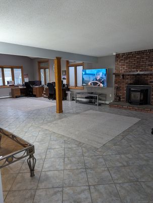Fireplace, Interior, Stone Walls