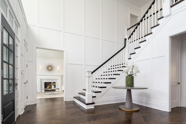 Fireplace, Interior, Wood Texture Flooring